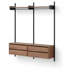 New Works Entrémøbler<Wardrobe Shelf Cabinets w. Drawers fra