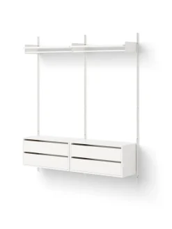 New Works Entrémøbler<Wardrobe Shelf Cabinets w. Drawers fra