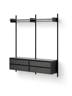 New Works Entrémøbler<Wardrobe Shelf Cabinets w. Drawers fra