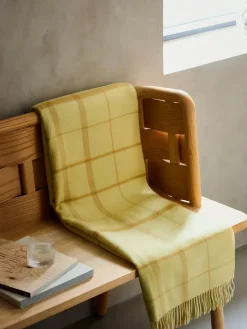 Silkeborg Uldspinderi Puder Og Plaider<Warp & Weft Plaid, chamomile/mustard fra