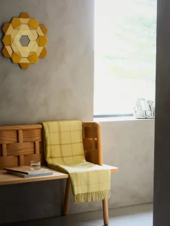 Silkeborg Uldspinderi Puder Og Plaider<Warp & Weft Plaid, lime/grass fra