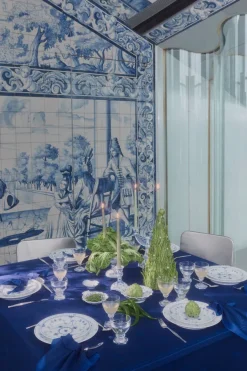 Royal Copenhagen Køkkentekstiler<Waves dug blå fra