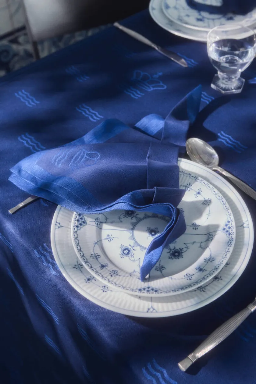 Royal Copenhagen Køkkentekstiler<Waves dug blå fra