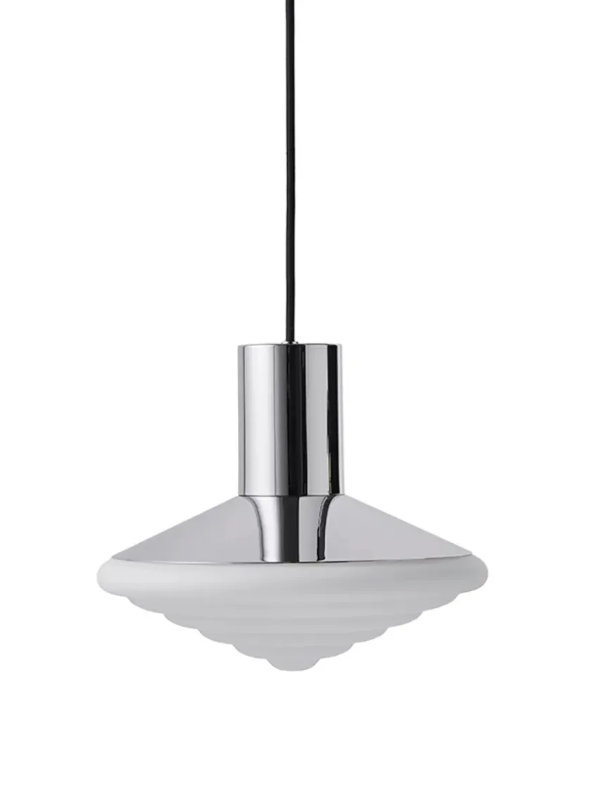 LEO Objects Spots|Pendler<Whipped Pendant Lamp, all chrome fra