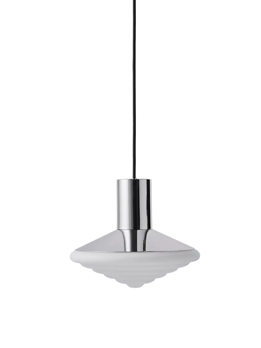 LEO Objects Spots|Pendler<Whipped Pendant Lamp, all chrome fra