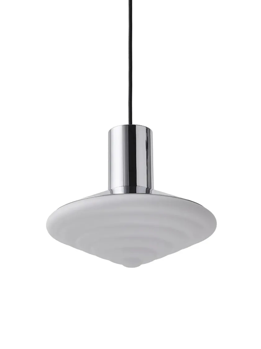 LEO Objects Spots|Pendler<Whipped Pendant Lamp, all chrome fra