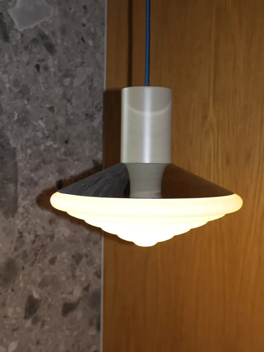 LEO Objects Spots|Pendler<Whipped Pendant Lamp, all chrome fra