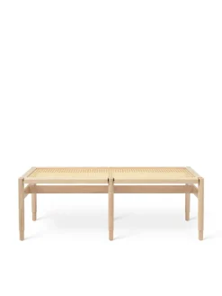 Mater Bænke<Winston bænk, mat lakeret eg fra