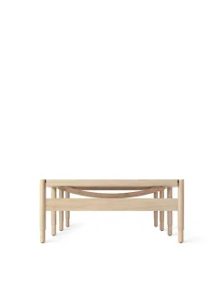 Mater Bænke<Winston bænk, mat lakeret eg fra