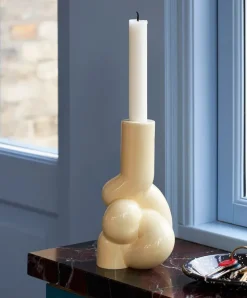 HAY Lysestager<W&S lysestage, soft yellow fra