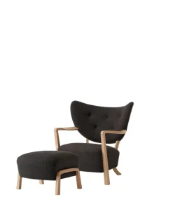 &Tradition Lænestole<Wulff lænestol inkl. skammel, - Hallingdal 376 fra