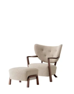 &Tradition Lænestole<Wulff lænestol inkl. skammel- Karakorum 003 fra