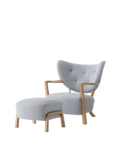 &Tradition Lænestole<Wulff lænestol inkl. skammel - Karandash 005 lounge sæt fra