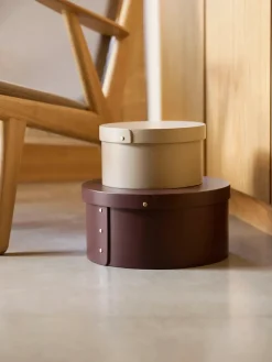 FDB Møbler Opbevaring<X3 Drejø Opbevaringsæske, Ø31 cm fra