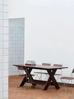 HAY Gaver Til Ham|Spisebordsstole<X-Line Chair Chrome fra