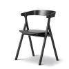 Fredericia Furniture Spisebordsstole<Yksi Spisebordsstol, sortlakeret eg fra
