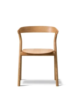 Fredericia Furniture Spisebordsstole<Yksi Spisebordsstol, sortlakeret eg fra