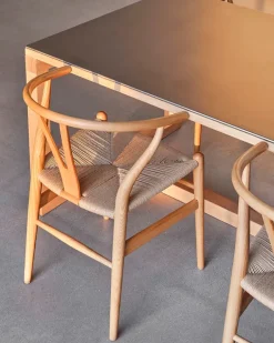 Carl Hansen & Søn Spisebordsstole<Y-stol CH24, Bøg lak af Hans J. Wegner