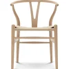 Carl Hansen & Søn Spisebordsstole<Y-stol CH24, Eg hvidolie af Hans J. Wegner