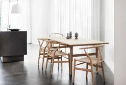 Carl Hansen & Søn Spisebordsstole<Y-stol CH24, Eg hvidolie af Hans J. Wegner