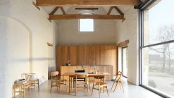 Carl Hansen & Søn Spisebordsstole<Y-stol CH24, Eg hvidolie af Hans J. Wegner