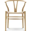 Carl Hansen & Søn Spisebordsstole<Y-stol CH24, Eg lak af Hans J. Wegner