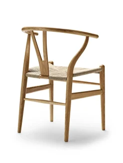 Carl Hansen & Søn Spisebordsstole<Y-stol CH24, Eg lak af Hans J. Wegner