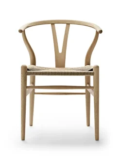 Carl Hansen & Søn Spisebordsstole<Y-stol CH24, Eg lak af Hans J. Wegner