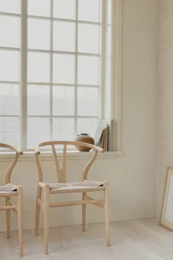 Carl Hansen & Søn Spisebordsstole<Y-stol CH24, Eg lak af Hans J. Wegner
