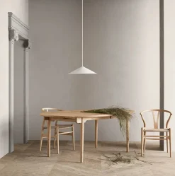 Carl Hansen & Søn Spisebordsstole<Y-stol CH24, Eg lak af Hans J. Wegner