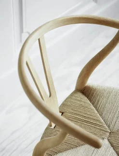 Carl Hansen & Søn Spisebordsstole<Y-stol CH24, Eg lak af Hans J. Wegner