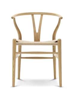 Carl Hansen & Søn Spisebordsstole<Y-stol CH24, Eg lak af Hans J. Wegner