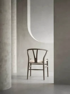 Carl Hansen & Søn Spisebordsstole<Y-stol CH24 Soft Black af Hans J. Wegner