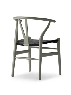 Carl Hansen & Søn Spisebordsstole<Y-stol CH24 Soft Clay med sort flet af Hans J. Wegner