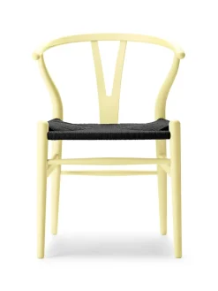 Carl Hansen & Søn Spisebordsstole<Y-stol CH24 Soft Hollyhock med sort flet af Hans J. Wegner