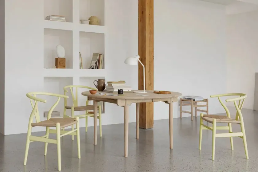 Carl Hansen & Søn Spisebordsstole<Y-stol CH24 Soft North Sea af Hans J. Wegner