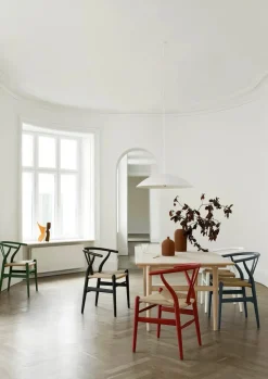Carl Hansen & Søn Spisebordsstole<Y-stol CH24 Soft Orange Red af Hans J. Wegner