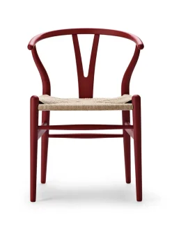 Carl Hansen & Søn Spisebordsstole<Y-stol CH24 Soft Orange Red af Hans J. Wegner