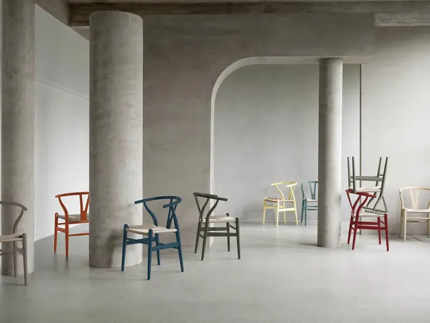 Carl Hansen & Søn Spisebordsstole<Y-stol CH24 Soft Seaweed af Hans J. Wegner