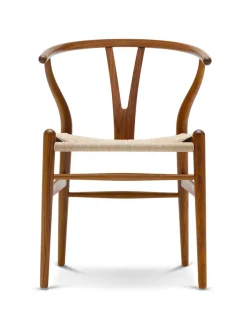 Carl Hansen & Søn Spisebordsstole<Y-stol CH24, Valnød lak af Hans J. Wegner