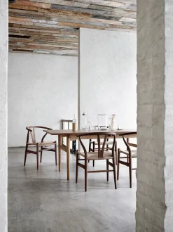 Carl Hansen & Søn Spisebordsstole<Y-stol CH24, Valnød lak af Hans J. Wegner