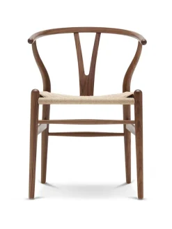 Carl Hansen & Søn Spisebordsstole<Y-stol CH24, Valnød olie af Hans J. Wegner